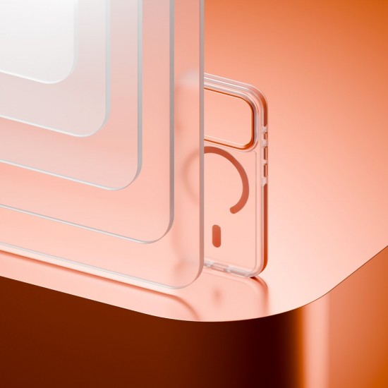 Кейс Etteri Icy Mag case, За iPhone 17 Pro (6.3), Оранжев от Fonax.bg