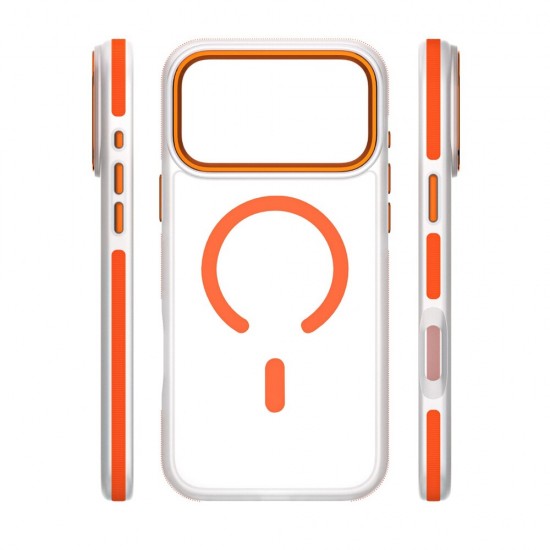 Кейс Etteri Icy Mag case, За iPhone 17 Pro Max (6.9), Оранжев от Fonax.bg