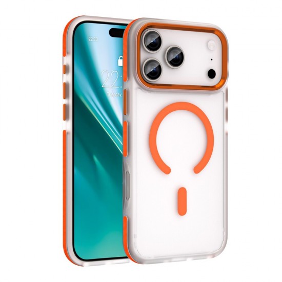 Кейс Etteri Icy Mag case, За iPhone 17 Pro Max (6.9), Оранжев от Fonax.bg