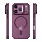 Кейс Etteri Morning Fog с Magsafe и стойка, за iPhone 17 Pro / 18 Pro, бордо