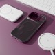 Кейс Etteri Morning Fog с Magsafe и стойка, за iPhone 17 Pro / 18 Pro, бордо