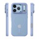 Кейс Etteri Morning Fog с Magsafe и стойка, за iPhone 17 Pro / 18 Pro, светлосин