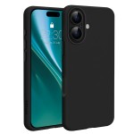 Кейс Etteri Silicone Mag case, За iPhone 17 (6.3), Черен