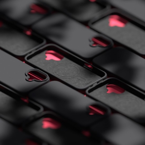 Кейс Etteri Silicone Mag case, За iPhone 17 (6.3), Черен от Fonax.bg