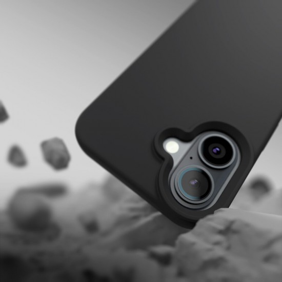 Кейс Etteri Silicone Mag case, За iPhone 17 (6.3), Черен от Fonax.bg