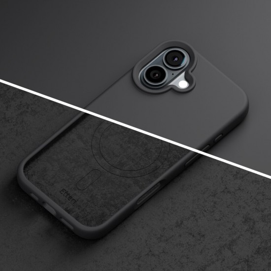 Кейс Etteri Silicone Mag case, За iPhone 17 (6.3), Черен от Fonax.bg
