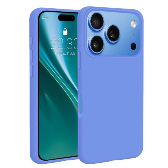 Кейс Etteri Silicone Mag case, за iPhone 17 Pro / 18 Pro, светлосин