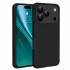 Кейс Etteri Silicone Mag case, За iPhone 17 Pro (6.3), Черен