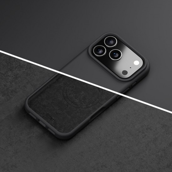 Кейс Etteri Silicone Mag case, За iPhone 17 Pro (6.3), Черен от Fonax.bg