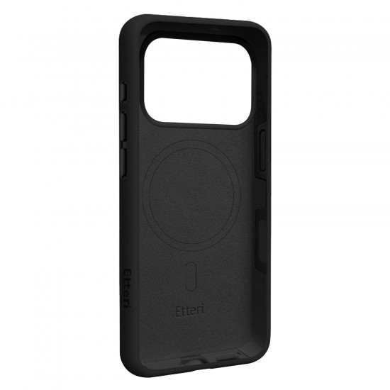 Кейс Etteri Silicone Mag case, За iPhone 17 Pro Max (6.9), Черен от Fonax.bg