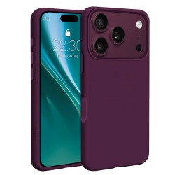 Кейс Etteri Silicone Mag case, за iPhone 17 Pro Max / 18 Pro Max, бордо