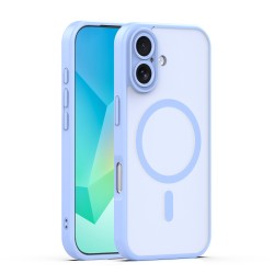 Кейс Mag Matt с отвори за камерите за iPhone 17 (6.3) светлосин