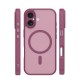 Кейс Mag Matt с отвори за камерите за iPhone 17 (6.3) тъмнолилав