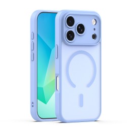 Кейс Mag Matt с отвори за камерите за iPhone 17 Pro (6.3) светлосин