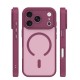 Кейс Mag Matt с отвори за камерите за iPhone 17 Pro (6.3) тъмнолилав