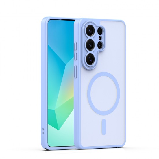 Калъф Mag Matt с отвори за камерите за Samsung Galaxy S26 Ultra светлосин от Fonax.bg