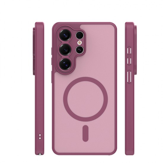 Калъф Mag Matt с отвори за камерите за Samsung Galaxy S26 Ultra тъмнолилав от Fonax.bg