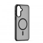 Кейс Mag Matt с цяла дупка за камерите за Samsung Galaxy A57 черен