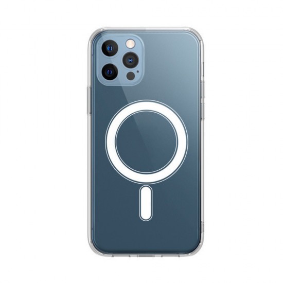 Кейс MBX Anti Shock 1,5 mm Mag case с отвори за камерите, За iPhone 16 Pro Max (6.9), Прозрачен