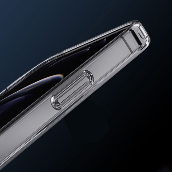Кейс MBX Anti Shock 1,5 mm Mag case с отвори за камерите, За iPhone 16 Pro Max (6.9), Прозрачен