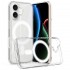 Кейс MBX Anti Shock 1,5 mm Mag case с цяла дупка, За iPhone 17 (6.3), Прозрачен