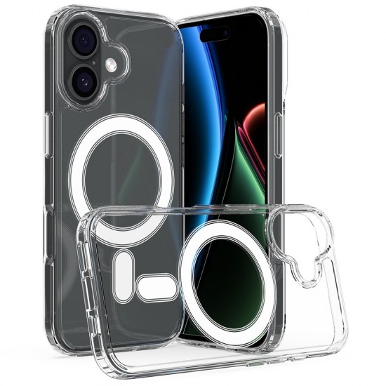 Силиконов кейс bSmart Magsafe 1.5mm, За iPhone 17 (6.3), Прозрачен от Fonax.bg
