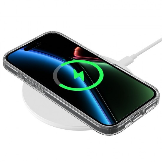 Силиконов кейс bSmart Magsafe 1.5mm, За iPhone 17 (6.3), Прозрачен от Fonax.bg