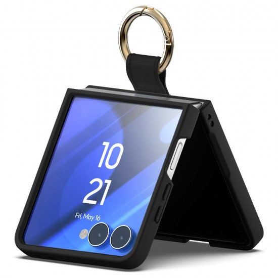 Кейс Mercury Gold Ring за Samsung Galaxy Z Flip8, черен