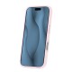 Кейс Silicone Thin Mag за iPhone 16 (6.1), светлорозов