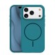 Кейс Silicone Thin Mag за iPhone 16 (6.1), тюркоазен