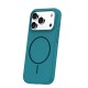 Кейс Silicone Thin Mag за iPhone 16 (6.1), тюркоазен