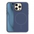 Кейс Silicone Thin Mag за iPhone 16 Pro (6.3), тъмносин