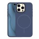 Кейс Silicone Thin Mag за iPhone 16 Pro (6.3), тъмносин