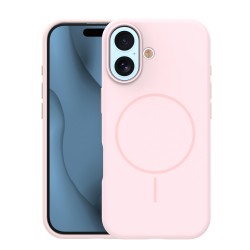 Кейс Silicone Thin Mag за iPhone 17 / 18, светлорозов