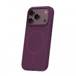 Кейс Silicone Thin Mag за iPhone 17 Pro / 18 Pro, бордо