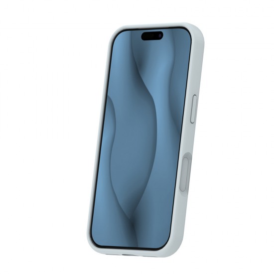 Кейс Silicone Thin Mag за iPhone 17 Pro / 18 Pro, сребрист