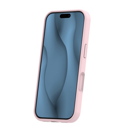 Кейс Silicone Thin Mag за iPhone 17 Pro / 18 Pro, светлорозов