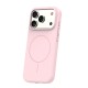 Кейс Silicone Thin Mag за iPhone 17 Pro (6.3), светлорозов