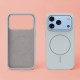 Кейс Silicone Thin Mag за iPhone 17 Pro Max/ 18 Pro Max, сребрист