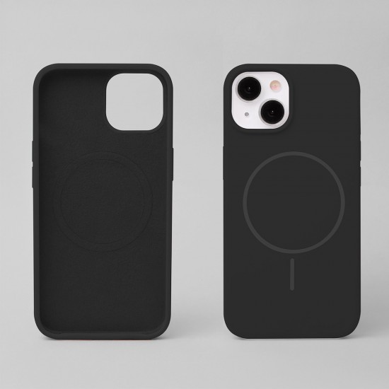 Кейс Silicone Thin Mag за iPhone 17 Pro Max / 18 Pro Max, черен