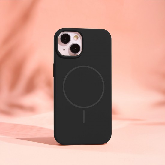 Кейс Silicone Thin Mag за iPhone 17 Pro Max / 18 Pro Max, черен
