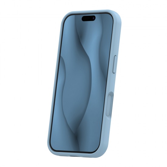 Кейс Silicone Thin Mag за iPhone 17 Pro Max / 18 Pro Max, светлосин