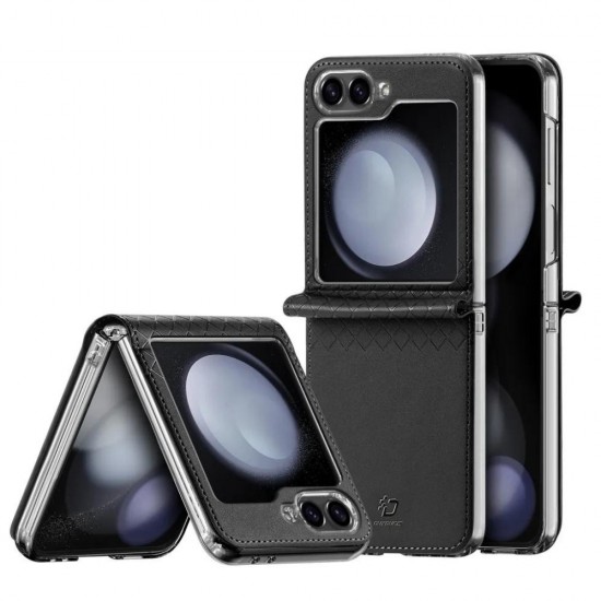 Кожен кейс Dux Ducis BRIL, За Samsung Galaxy Z Flip6, Черен от Fonax.bg