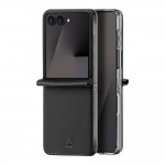 Кожен кейс Dux Ducis BRIL, За Samsung Galaxy Z Flip8, черен