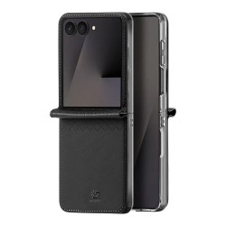 Кожен кейс Dux Ducis BRIL, За Samsung Galaxy Z Flip8, черен
