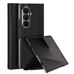 Кожен кейс Dux Ducis BRIL, За Samsung Galaxy Z Fold8 Ultra, черен