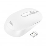 Оптична безжична мишка HOCO 2,4G 1200dpi GM14, Бяла