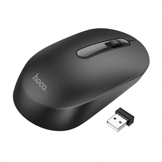 Оптична безжична мишка HOCO 2,4G 1200dpi GM14, Черна от Fonax.bg