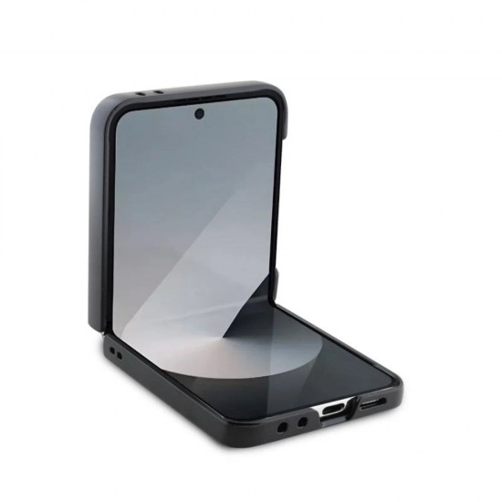 Оригинален кейс Guess 4G Glitter Script, За Samsung Galaxy Z Flip6, Розов от Fonax.bg