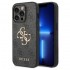 Оригинален кейс Guess 4G Metal Logo, За iPhone 15 Pro Max (6.7), Сив